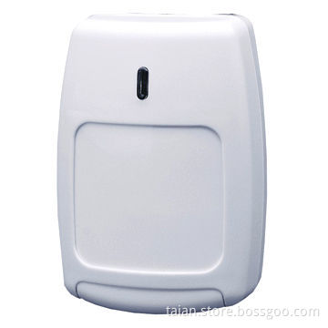 Offers quality detection in an attractive white housing infrared motion detector